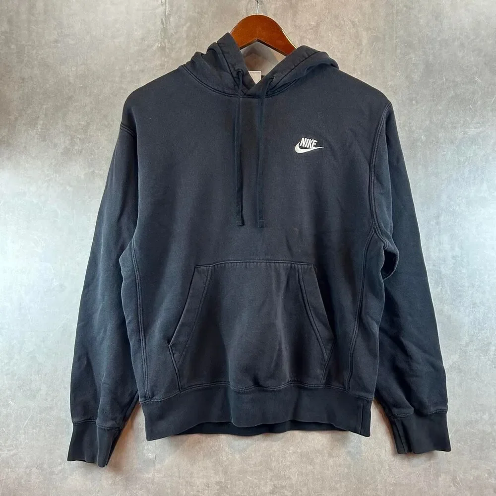 Nike Women's Black and Grey Hoodie